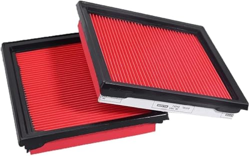 2-PACK Engine Air Filter Fit for INFINITI G35 G37 G25 Q60 Q40 EX35 EX37 QX50 Nissan 370Z 350Z Replace#16546JK20A