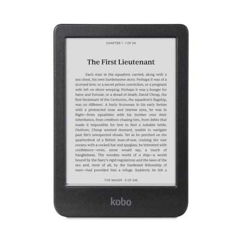 Kobo Clara BW | eReader | 6” Glare-Free Touchscreen with ComfortLight PRO | Dark Mode Option | Audiobooks | Waterproof | 16GB of Storage | Black by Kobo - Used condition - CA$139.51