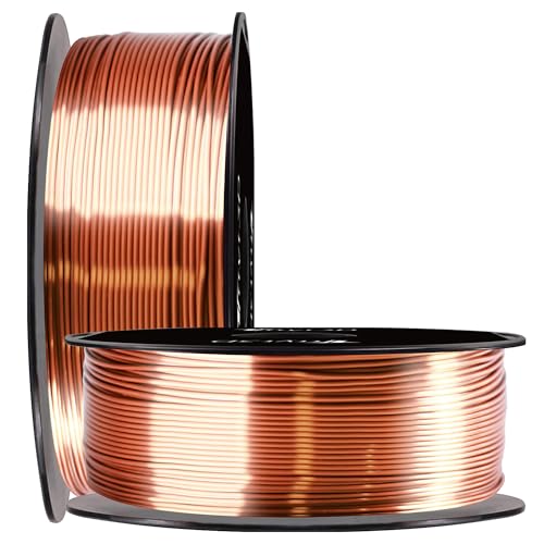 Image of Silk Shiny Metallic Copper PLA 3D Printer Filament, 1.75mm 1KG 2.2LBS Silk Metal Copper Feeling PLA Widely Compatible for FDM 3D Printer by TTYT3D