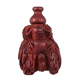 Colgante de dragón de madera: este delicado colgante con forma de cabeza de dragón es sencillo pero elegante para tu decoración o para la creación de joyas
