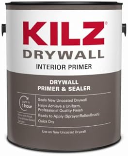KILZ L204211 Drywall Primer & Sealer, 1 Gallon - Quantity 4