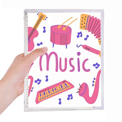 Carnet à spirale rechargeable musique fini les feuilles de notes perdues