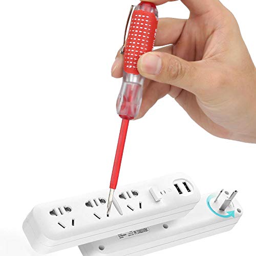 Image of Voltage Tester Pen Measuring 100 to 500V Voltage Dual-Purpose Electric Test Pencil Plumbing Screwdriver Circuit Tester Tool Light Circuit Tester Voltage Detecter Pen Finder Voltage Detector with Dual