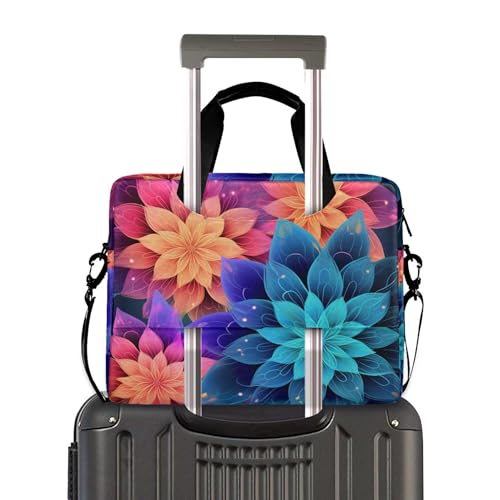 Funda para portátil con diseño Mandala Flowers Rainbow miniatura 3
