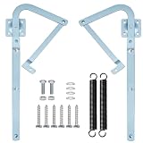 55-2 Attic Ladder Hinge Arms, Heavy Duty Steel Replacement Kit for Werner