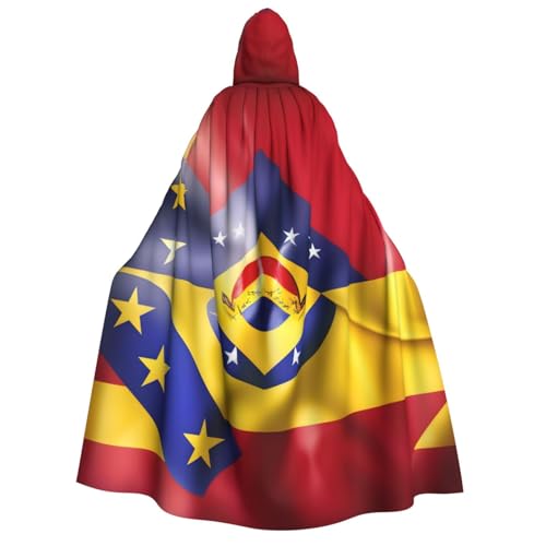 Cape à capuche Venezuela pour Halloween et soirées cosplay