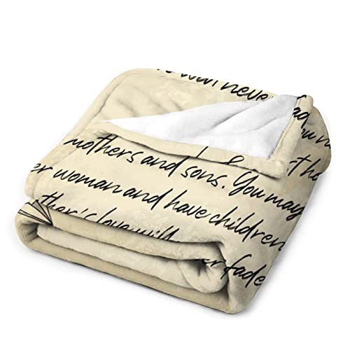 Couverture en flanelle message d'amour plaid chaud canapé microfibre
