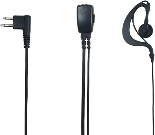 Miniatura 6 de TDYU Walkie Talkie Earpiece Headset with Mic PTT G Shape Headset for Motorola cls1110 cls1410 cp200 cp185 cp200d rdm2070d walkie Talkie 2 Way Radio