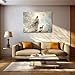 Yaasmolaa Jesus Wall Art Boho Jesus And Lamb Canvas Wall Art Scripture Wall Decor Religious Wall Decor Christian Canvas Wall Art Prints Home Decor for Bathroom Living Room Kitchen Bedroom 16x12inch