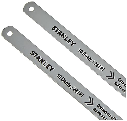 Stanley Metallsägeblatt Lion 0-15-842 (300mm Länge, 24 Zähnen, für den Einsatz auf Metallsägen), 2 Stück