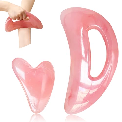 HTHLNG Body Gua Sha Massage Tools, Muscle Scraping Massage Tools for Lymphatic Drainage, Cellulite Remove, Body Sculpting Anti-Cellulite Tools