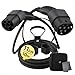 Produktbild dé Typ 2 Ladekabel 11kW, Ladekabel Elektroauto Typ2 auf Typ 2[11kW, 3-Phasig, 16A] 10m mit Tragetasche, Kompatibel mit Model 3, e-UP, ID.3, Zoe, forTwo, Kona, e-Tron und andere EV/PHEV