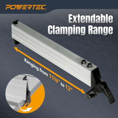 POWERTEC BS900RF Rip Fence for POWERTEC BS900 Wood Band Saw and Similar Band Saws with a Work Table Size of 11-1/8” to 11-13/16” by POWERTEC - Image 7
