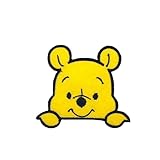 Generic Pooh Iron-on Patches for Clothes, Punk Embroidered Badge Iron/Sew on Applique Repair Patch, DIY Accessories for Clothes Jeans Backpacks Jackets