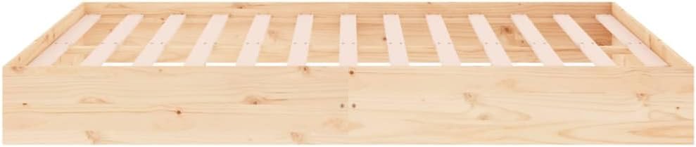 vidaXL Bed Frame without Mattress Solid Wood 120x200 cm