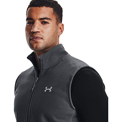 Under Armour Men's Offgrid Fleece Vest , Pitch Gray (012)/Halo Gray , Small #TOP3