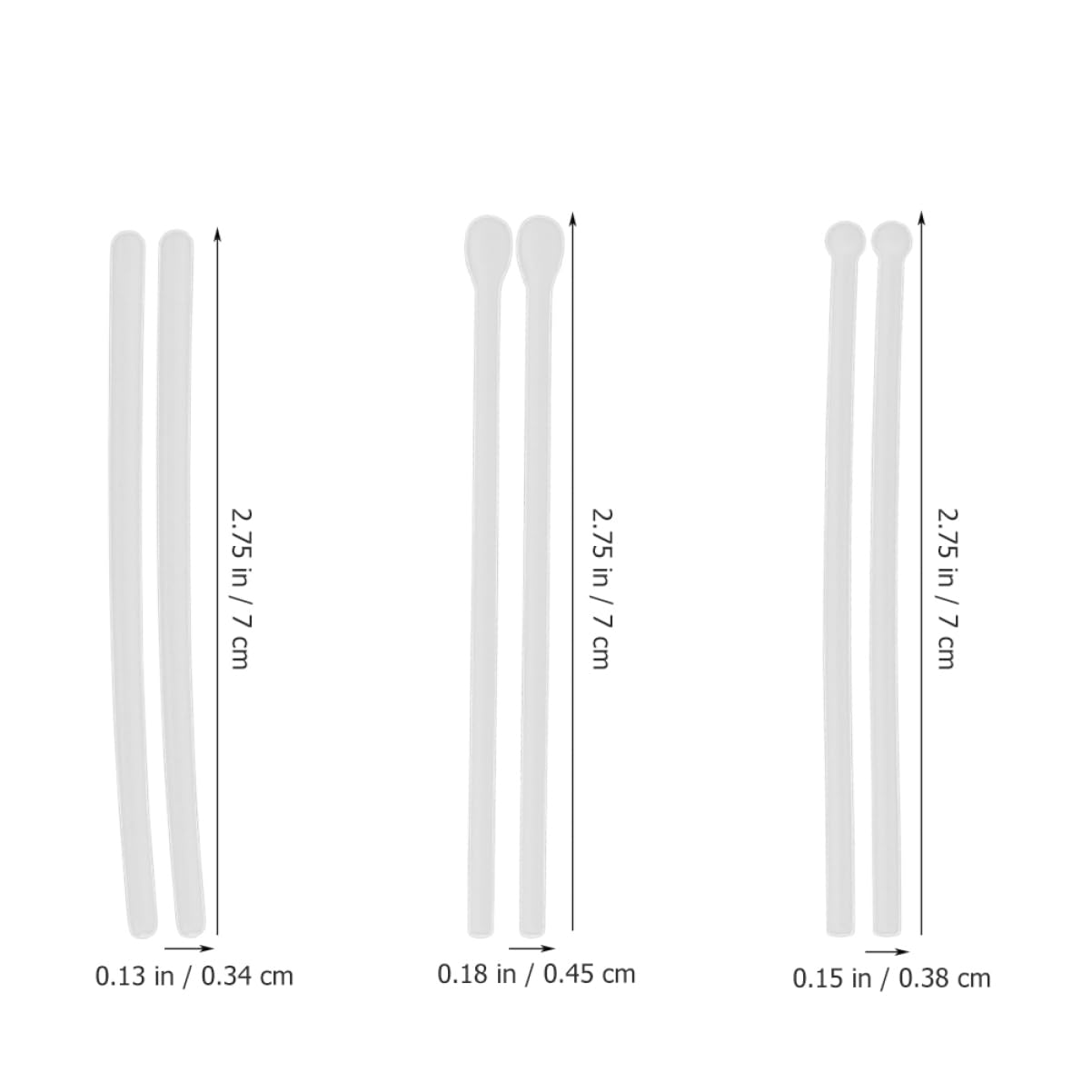 Healeved 60 Paires Couvre-Jambes de Lunettes Support Lunette Range Lunettes Couvre-Lunettes Pratiques Lunettes de Soleil métalliques Coussinets d'oreille en Silicone pour Lunettes Blanche