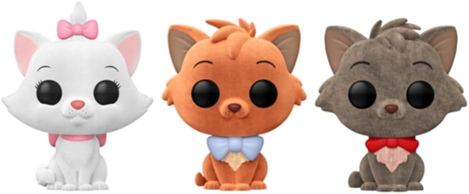 Funko Pop! Disney The Aristocats 3-Pack (Flocked) Special Edition Exclusive