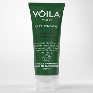 جل بيور لتنظيف العميق للبشرة من فيولا تركيبة فعالة لبشرة صافية ومنتعشة مثالي للبشرة الدهنية والحساسة-200 مل