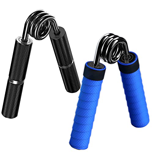 Loogeen 2Pack Metal Hand Grip Wrist Strengthener 50Lb-350Lb No Slip Heavy-Duty Gripper Strengthener, Great Wrist & Forearm Hand Exerciser, Home Gym, Hand Grippers Grip Strength Trainer,50Lb #TOP2