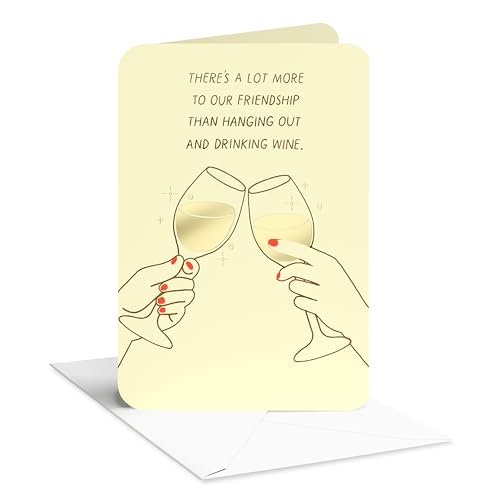 American Greetings Funny Best Friend Birthday Card for Her, Friendship Birthday Card for Women (Cheers To You)