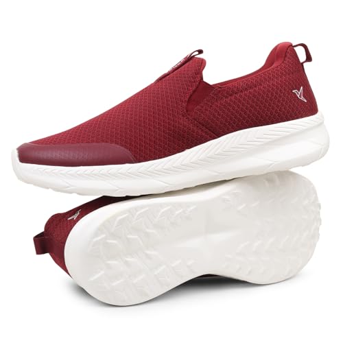 Image of YOHO Men's Walking Shoes with Memory Foam, Lightweight & Cushioned Slip on Sneakers Without Lace for Man|Comfortable & Stylish for Casual Wear Daily Use Walking & Gym SOS104
