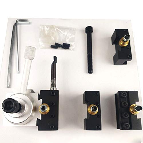 Porte-outil changement rapide mini tour et barre d'alésage aluminium