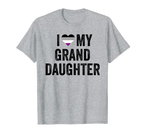 Regalos I Love My Granddaughter Grandma And Grandpa Camiseta