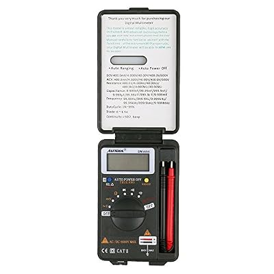 أجهزة القياس المتعددة الكهربائية Mini VC921 3/4 DMM AD / DC جهاز قياس متعدد الجيب جهاز اختبار التردد الرقمي متعدد القياسات 4000 عدد