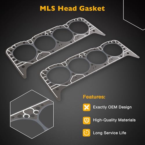 5.7 Engine Head Gasket Set with RTV Silicone Gasket Maker by Gledewen - Image 2