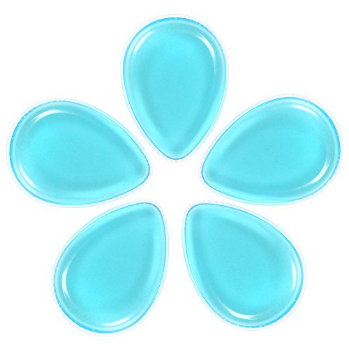 GooMart 5 Pieces Silicone Makeup Sponge Applicator for Blending Liquid Foundation or Creams
