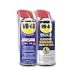 Produktbild WD-40 Kombi-Pack Smart Straw | 400ml Multifunktionsprodukt + 400ml Silikonspray | Transparent | Schmiert, schützt & pflegt | Für Metall, Gummi & Kunststoff | Wasserabweisend | 360°-Ventil