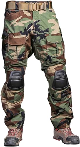 EMERSONGEAR Gen3 Tactical Pants with Knee Pads Multicam Pants Combat Trousers for Airsoft Hunting Military Paintball WL Large