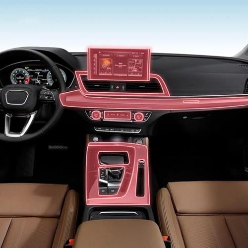 Film de protection TPU console Audi Q5 anti-rayures et transparent