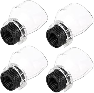 4 pcs Rotary Tool Shield Attachment, Safety Protective Cover Transparent Cover Shield Kit Accessories Wood Metal Cutting Sanding Polishing for Rotary Grinder