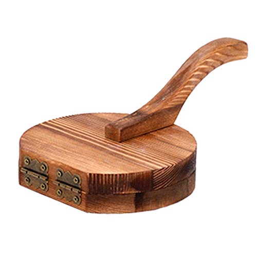 CUHAWUDBA Herramienta para Prensar Masa Prensador de Masa Piel de Dumpling Herramienta para Prensar Bolas de Masa de Madera Prensador de Masa Prensador de Envoltorios de Dumpling C Cover