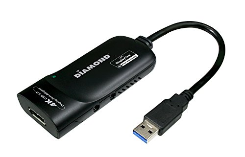 Diamond Multimedia USB 3.0 to DisplayPort 4K UHD (Ultra-High-Definition) Video Graphics Adapter for Multiple Monitors up to 3840x2160 (DisplayLink DL-5500 Chipset - Supports Windows 10, 8.1, 8, 7) (BVU5500) - Thumbnail 2