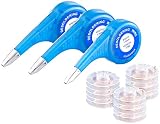 AGT Entlötdraht: 9er-Set Entlötlitzen mit 3 Spendern, beschichtet, je 1,5 mm x 1,5 m (Entlötbänder)