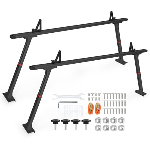 Adjustable Aluminum Pickup Ladder Rack 35.4–71