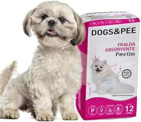 DOG’S CARE Dogs&Pee Fralda Descartável Para Cães Fêmeas de 3 a 6k...