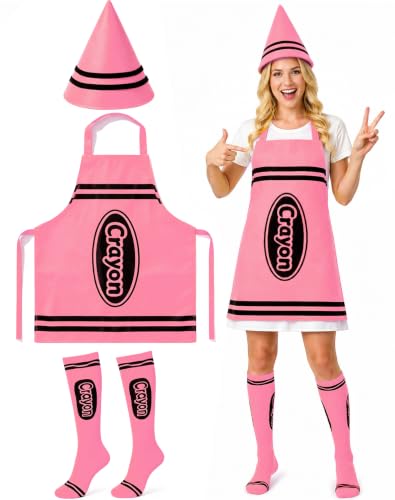 Mukosel Pink Crayon Adult Costume