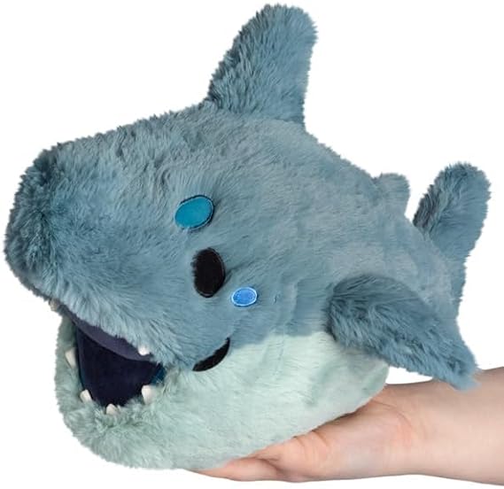 Squishable - Mini Megalodon - Aquatic Collection - 10.5 in - Soft Toy Collectible Stuffed Animal