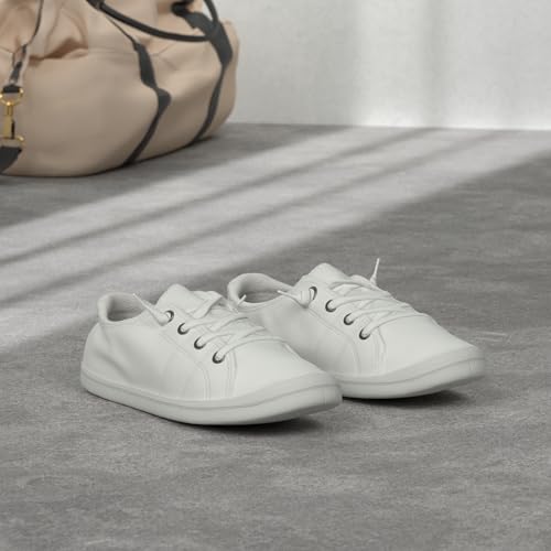 Image of Soda Flat Women Shoes Linen Canvas Slip On Sneakers Lace Up Style Loafers Zig-S