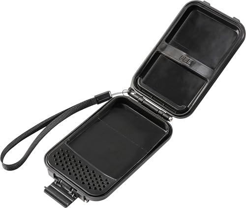 PELI Portfel z polem RF G5, anty-RFID, z ochroną przed hakowaniem i standardem wodoszczelności IP67, wyprodukowano w USA, Kolor: Czarny