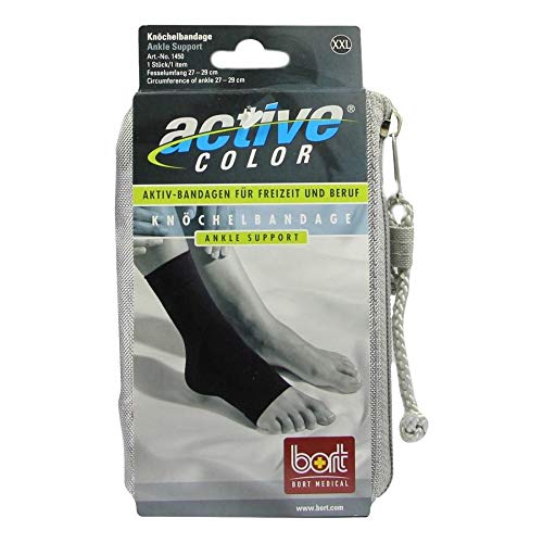 Bort ActiveColor Knöchelbandage XXL schwarz 1 St