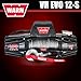 WARN VR EVO 12-S Electric 12V Winch – 12,000 lb Pull Capacity, Synthetic Rope, IP68 Waterproof, High-Performance Off-Road Recovery Winch for Trucks, Jeeps, and SUVs