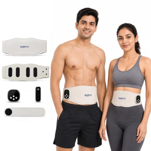 Smart EMS Belt for Men & Women | Waist Trimmer & Muscle Stimulato...
