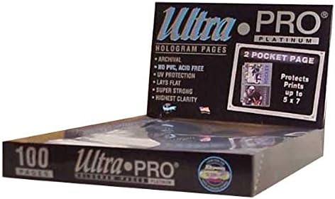 Ultra Pro 2-Pocket Platinum Page with 5" X 7" Pockets 100 ct. image 5