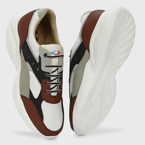Image of Cruiser Mens Fashion Chunky Shoes|Bold & Trendy Design | Lightweight & Comfortable with Cushioned Insole | Men's Chunky Sneakers with Attitude |Perfect for Streetwear & Casual Outfits (Fleix)