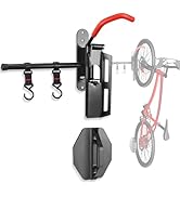 Bike Storage Rack Wall Mount,Swivel Vertical Mountain Road Bike Rack Hanger For Garage Indoor Use...